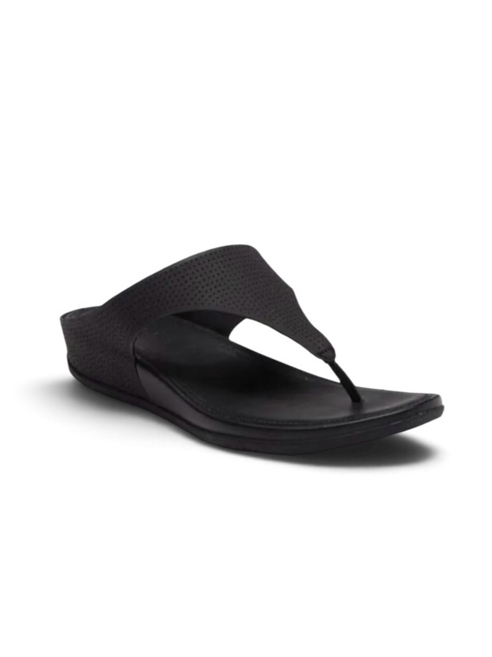 FitFlop Banda Leather Sandals | Size 6 | NWT Black Arch Support Comfort Flip